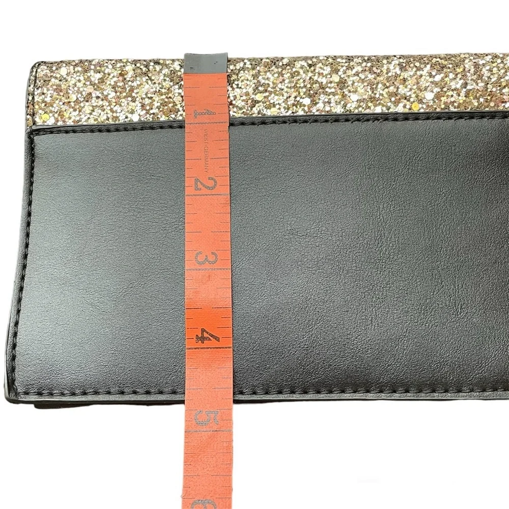 Nine West Crossbody or Clutch Black & Gold